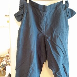 Lands' End Linen Cropped Pants